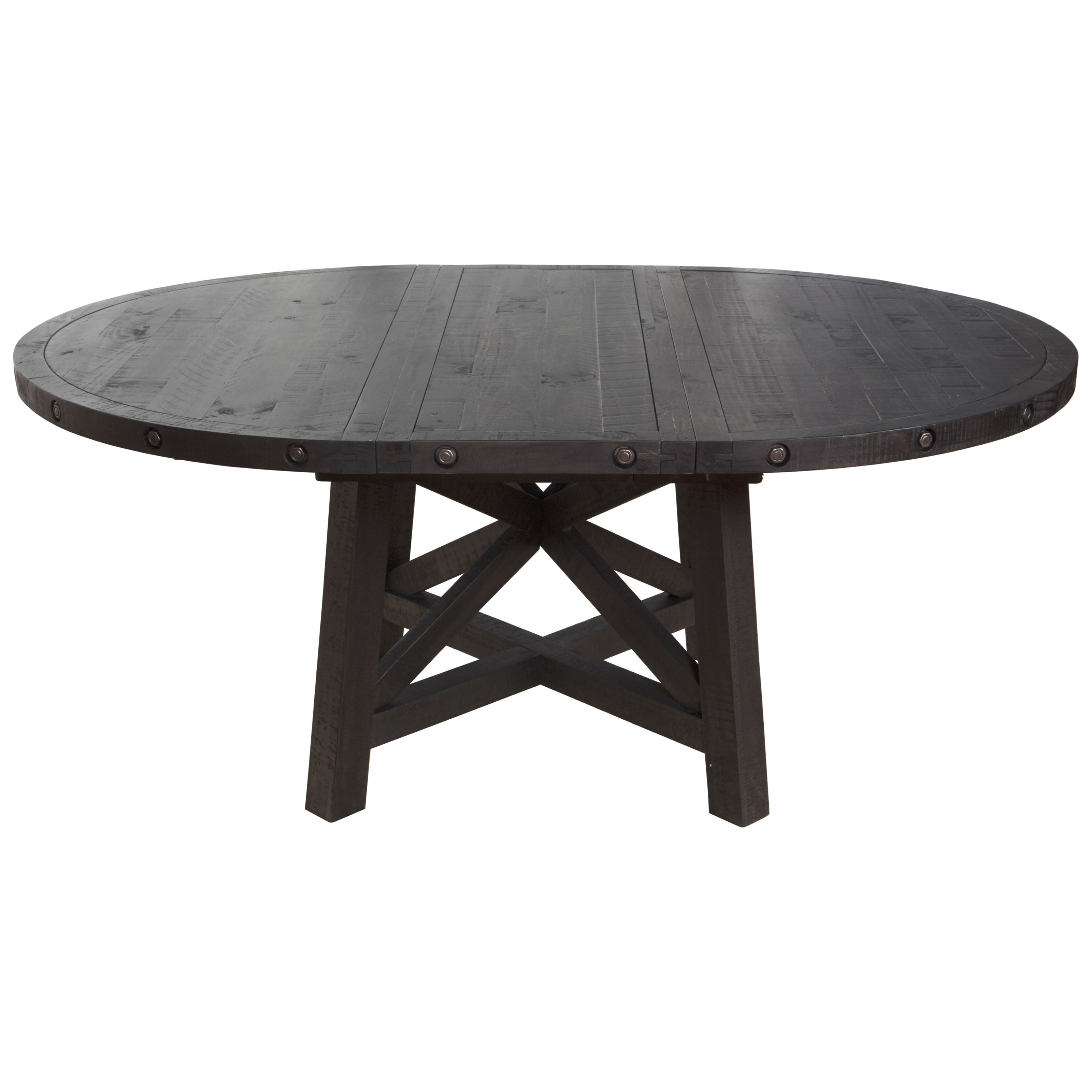 Jaxon grey round extension dining sales table